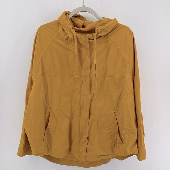 BDG oversized hooded light weight unlined button up anorak jacket sz M - Picture 1 of 8
